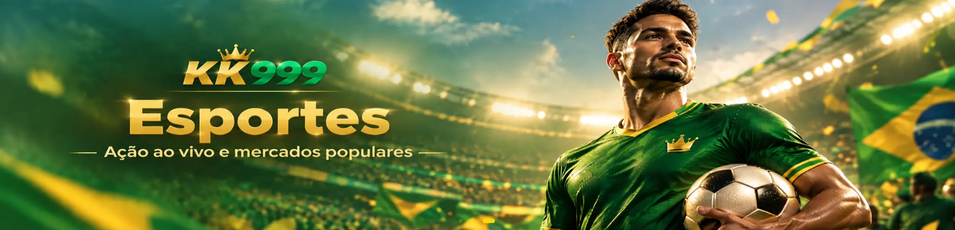 KK999 Esportes: ação ao vivo e mercados populares