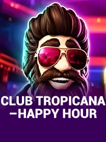 Capa ilustrativa do jogo Club Tropicana Happy Hour; artigo sobre Como ler a tela de um slot antes de jogar