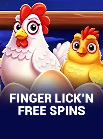 Capa ilustrativa do jogo Finger Lick n Free Spins; artigo sobre Como definir um orçamento para jogar slots